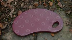 A kneeling pad helps to protect knees. Photo: SB Johnny
