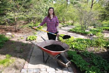 Adding compost and mulch to your garden regularly increases soils ability to retain moisture. Photo: MPCA photos